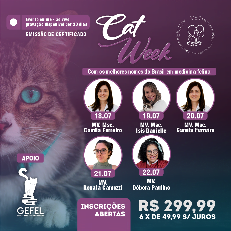 Cat Week – Semana de Medicina Felina